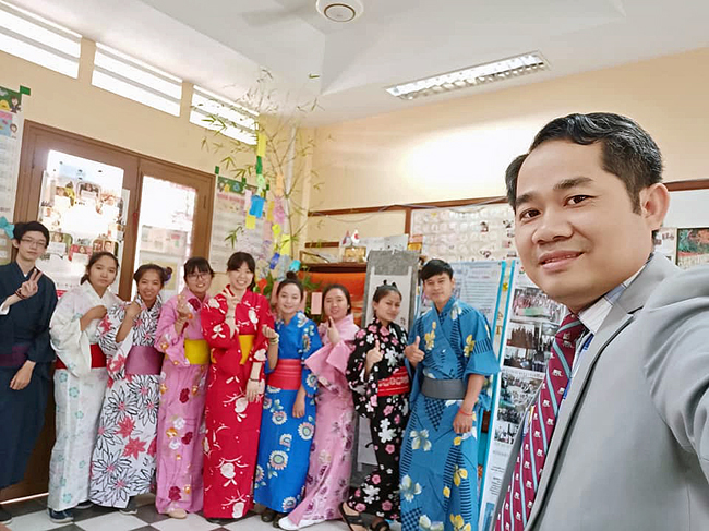 カンボジア、プノンペンの日本語パートナーズの活動の写真7