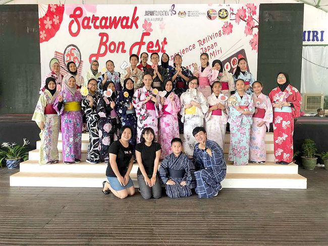 マレーシア、サラワク州の日本語パートナーズの活動の様子 「サラワクボンフェスタ2018」の写真3
