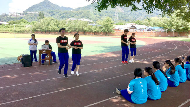 台湾、南投の日本語パートナーズの活動 学校行事の写真3