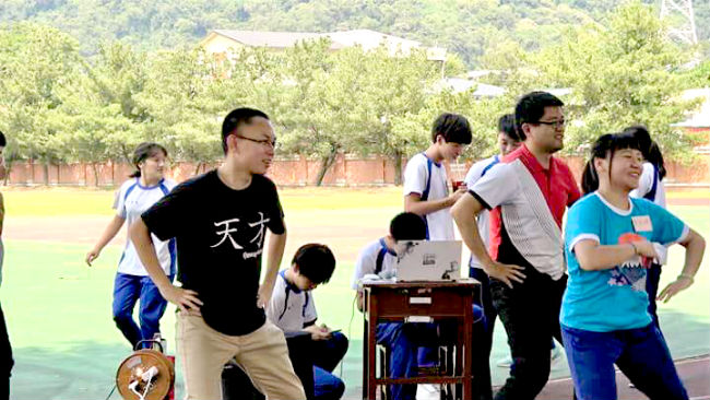 台湾、南投の日本語パートナーズの活動 学校行事の写真4