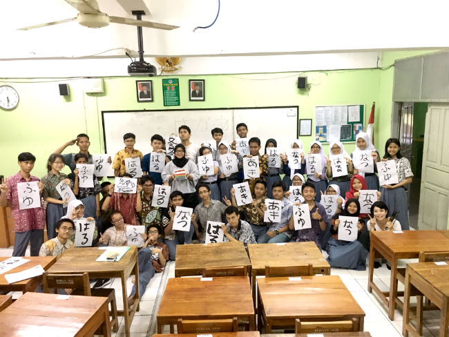 インドネシア、ジャカルタの日本語パートナーズの活動の写真4