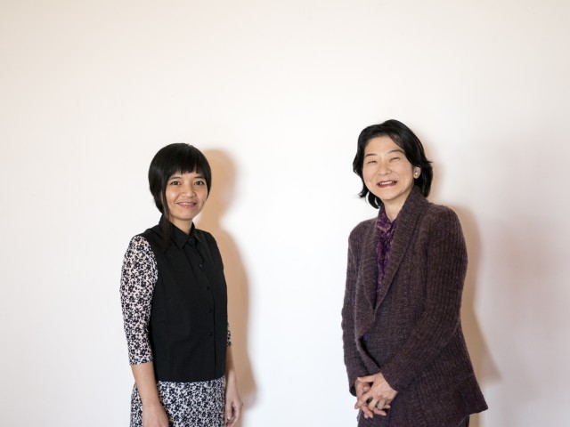 A photo of Tran and Mikako