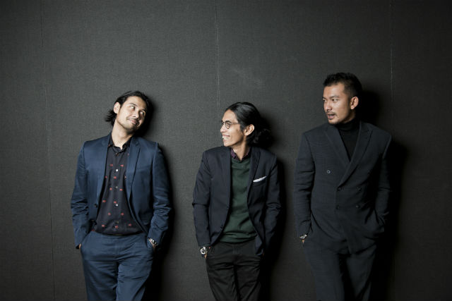 A photo of Chicco Jerikho, Angga Dwimas Sasongko, Rio Dewanto in the Asia Hundreds Interview