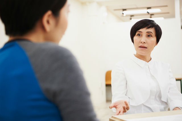 A photo of Chung during interview