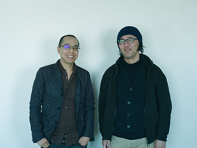 A photo of Apichatpong and Atsushi
