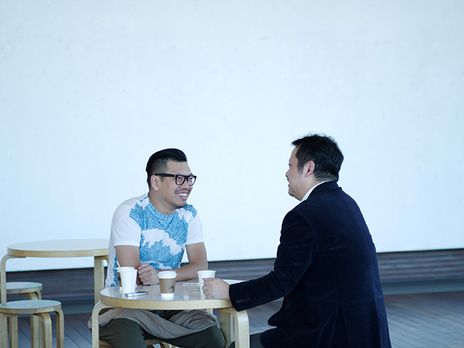 Pang Khee Teik (left) and Seiya Shimada (right) during the Asia Hundreds interview