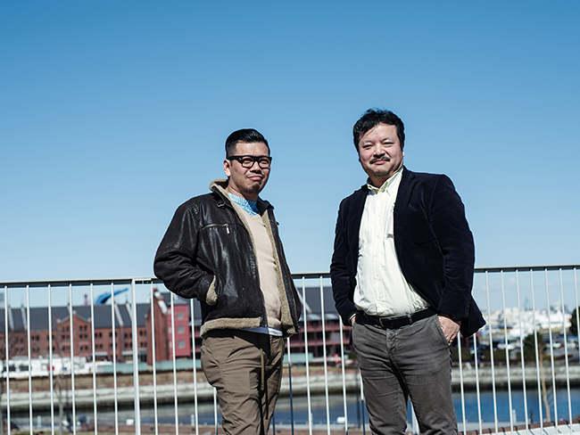 Pang Khee Teik (left) and Seiya Shimada (right) after the Asia Hundreds interview