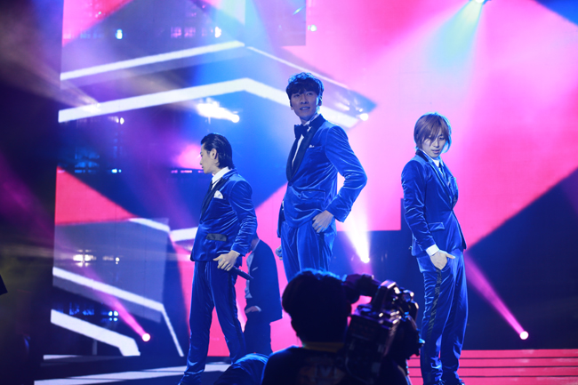 A photo of w-inds. in China Music Award