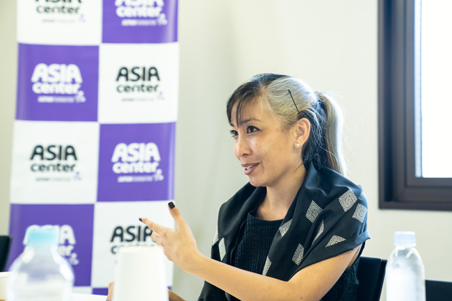 A photo of Ms. Do during the Asia Hundreds interview