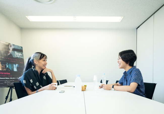 A photo of Ms. Do and Ms. Hashimoto during the Asia Hundreds interview