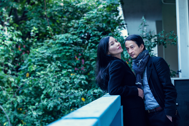 トラン・アン・ユン監督と夫人のイエン・ケー氏の写真