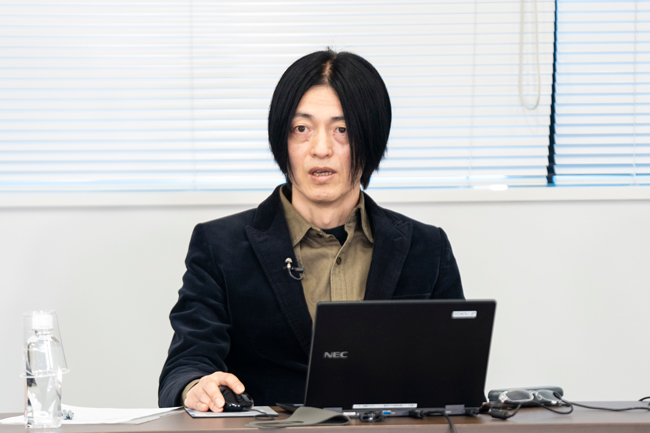A photo of Prof. Oguma